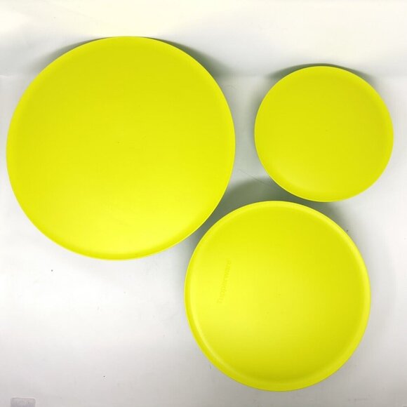 Tupperware Radiance Serving Bowls Container Set 3 Green MARGARITA VERDE PINO - Picture 13 of 15